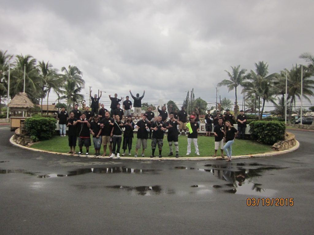 Students at the Polynesian Cultural Center